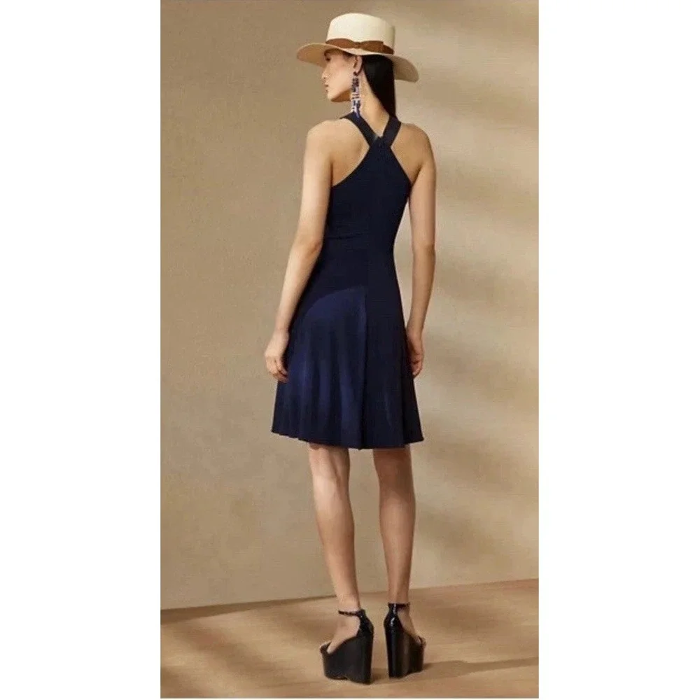 Ralph Lauren Collection Jinett Jersey Halter Day Dress Size 10 US - Picture 2 of 12